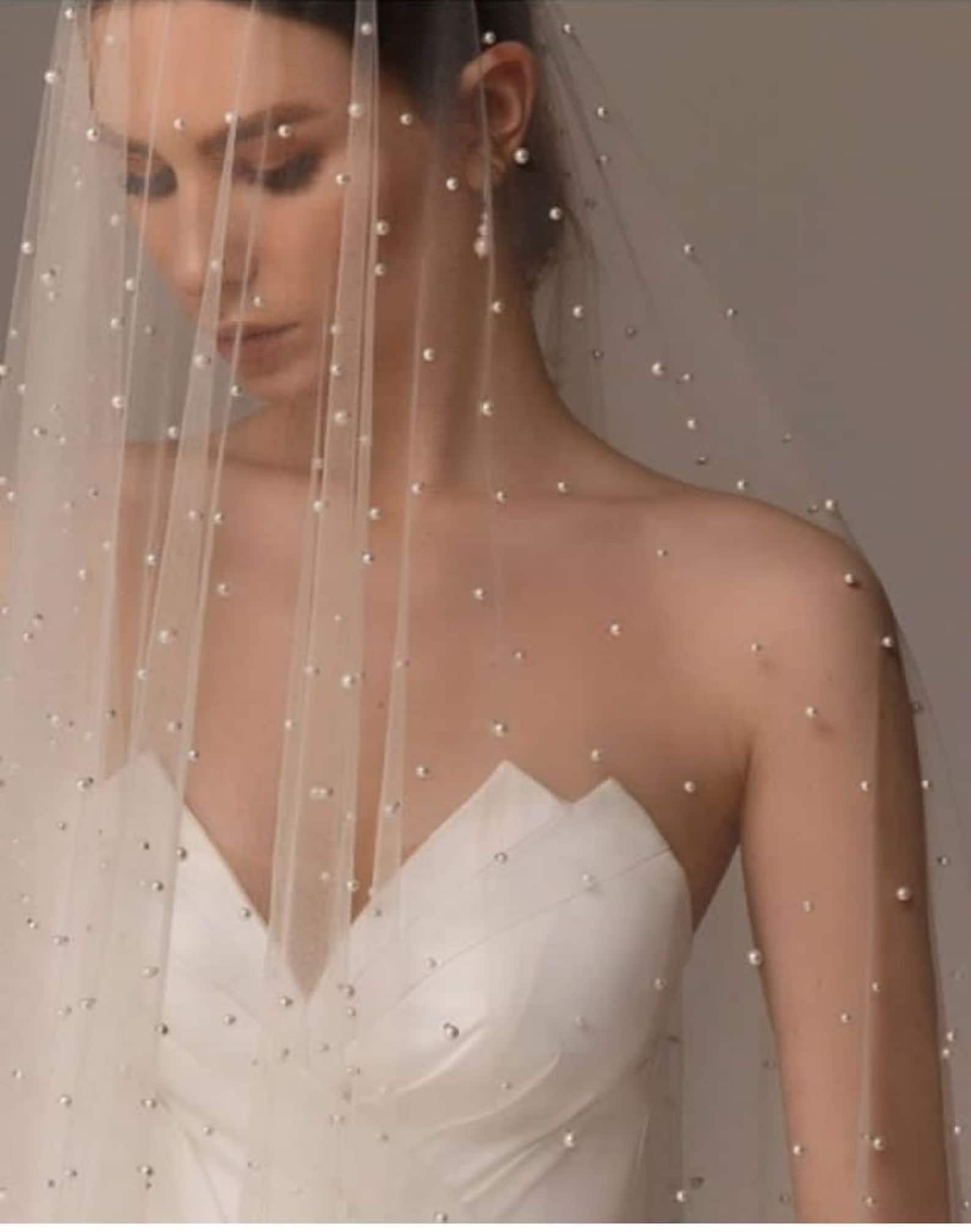 1 yard Light Sage Green Pearl Bead Tulle Fabric Pale Blue Tulle Lace Fabric with Pearls For Prop Dress Costume