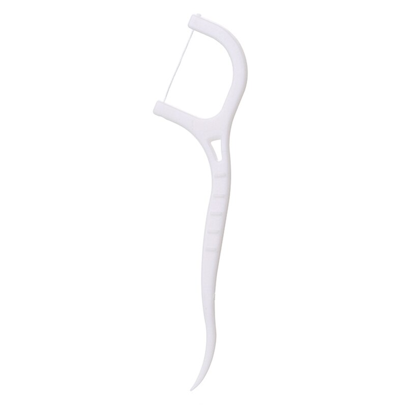 Lot de 50 fils dentaires jetables, brosses interdentaires, cure-dents, cure-dents, cure-dents, nettoyage des gencives, outils de soins: Default Title