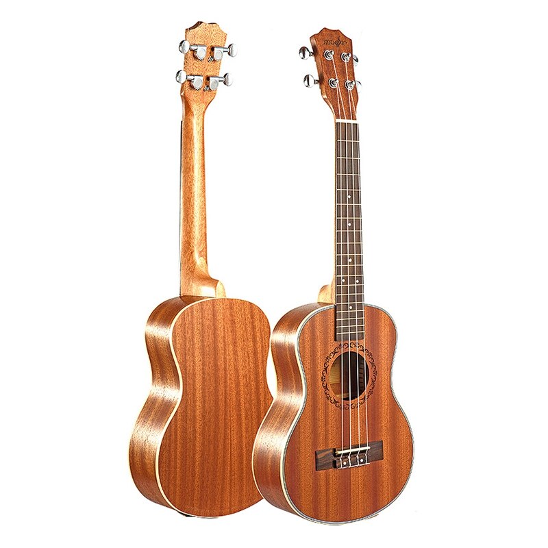 Tenor akustisk elektrisk ukulele 26 tums gitarr 4 strängad ukulele handgjord trägitarrist mahogny