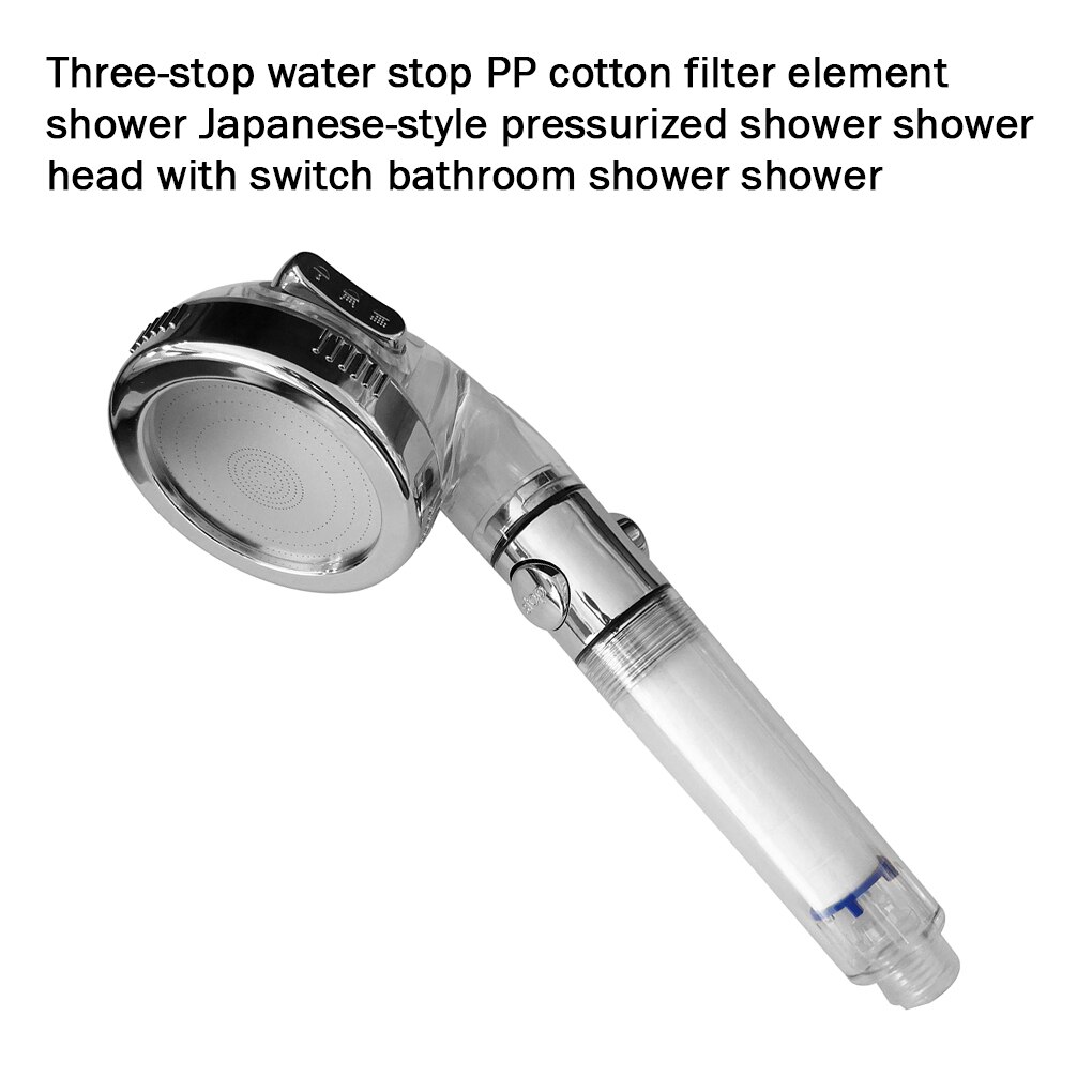 Shower Head High Pressure PP Cotton Filter Water S... Grandado