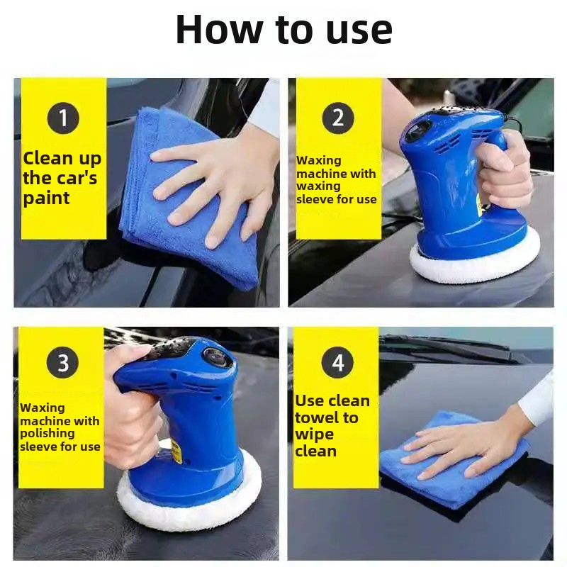 Auton kiillotuskone pieni kannettava naarmujen korjaus kiillotustyökalu sähköinen hiomakone autoille ja moottoripyörille