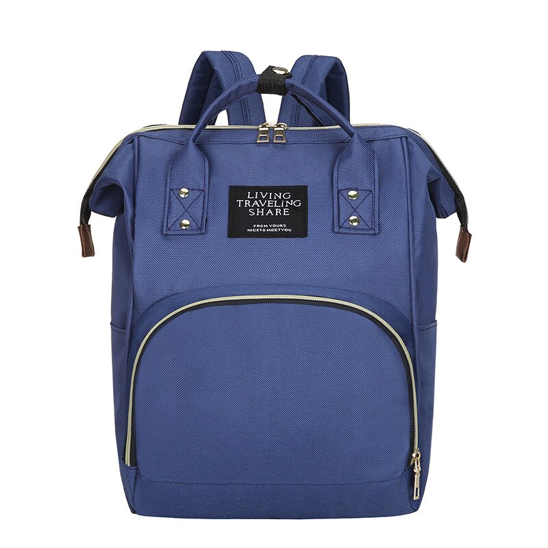 Bolsa de pañales para el hombro, ligera, de gran capacidad, estilo moderno, ultraligera, bolsa de lactancia, mochila sencilla para madres,: Dark Blue