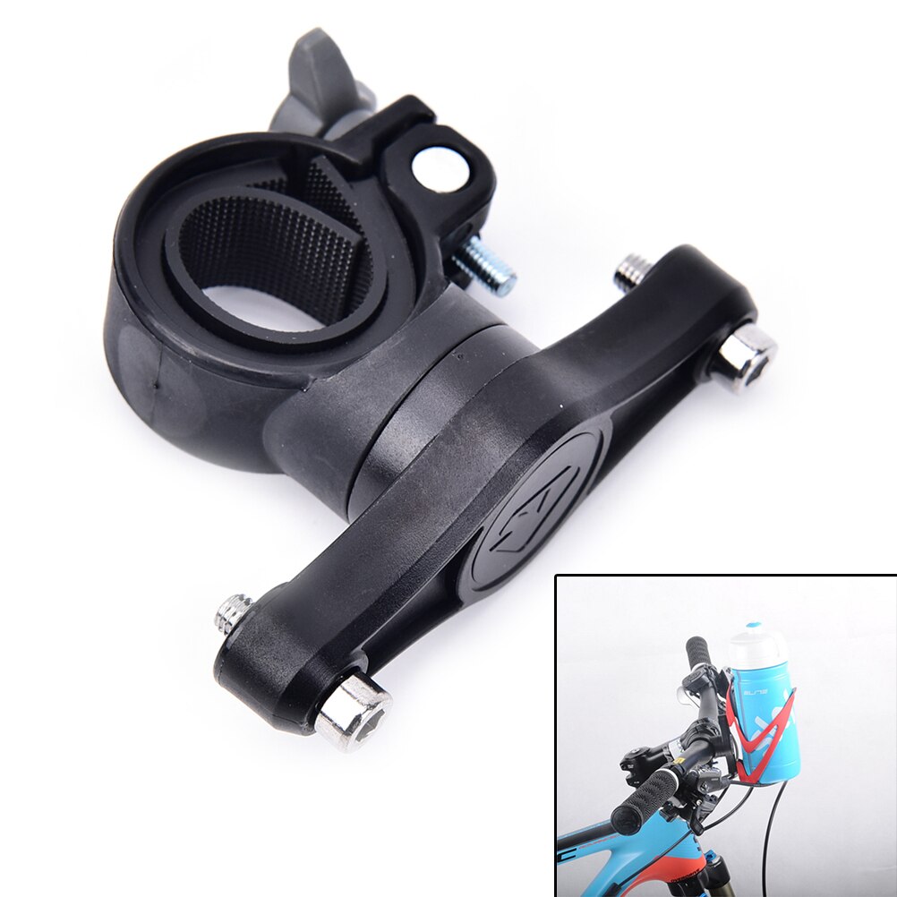 Draaibaar Bike Fietsstuur Mount Houder Adapter Motorbike Clip Ondersteuning Beugel Voor Mtb Fiets Flessenhouder