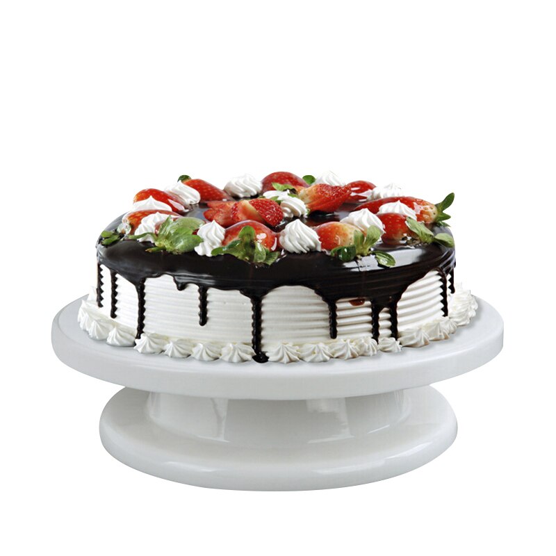 Cake Decorating Tafel Plastic Roterende Anti Skid Ronde Cake Stand Cake Decorating Keuken Bakken Tools