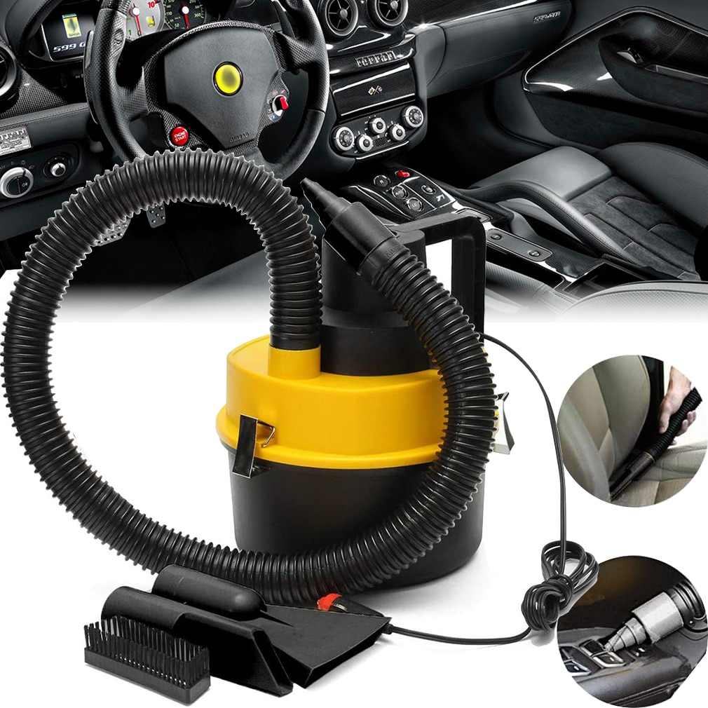 Handheld Vacuum Cleaner 120W Powerful Suction Wet/Dry Vacuum with 4.5m cable multi-use 12V Car Vacuum Cleaner Home Cleaner