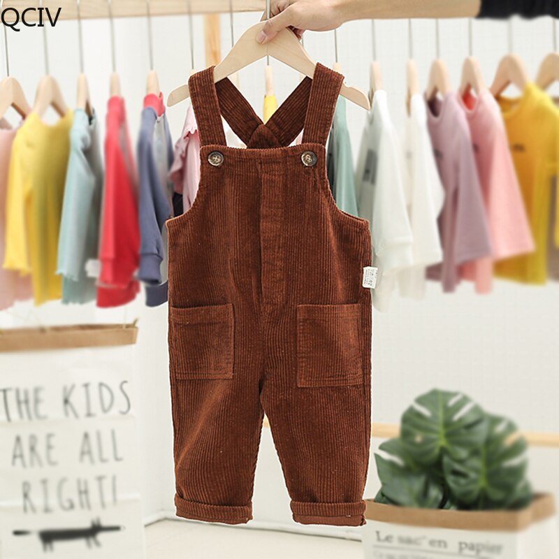 Winter Overalls Baby Algehele Broek Corduroy Overalls Slabbetje Broek Peuter Meisje Overalls Baby Boy Overalls