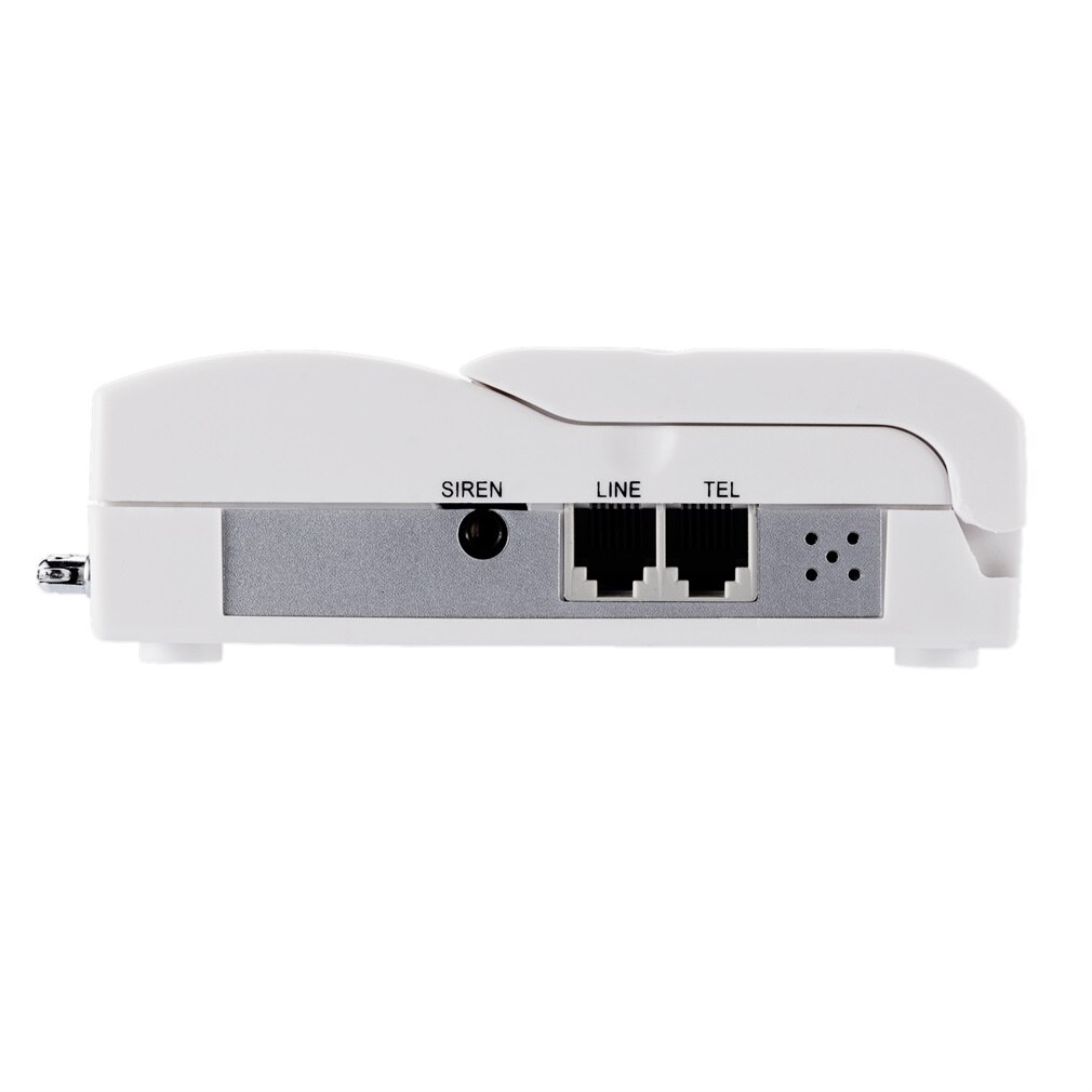 LED Intelligent Wireless Digital Home Security Alarm System Fireproof Burglarproof Emergency Help White For Home Safe