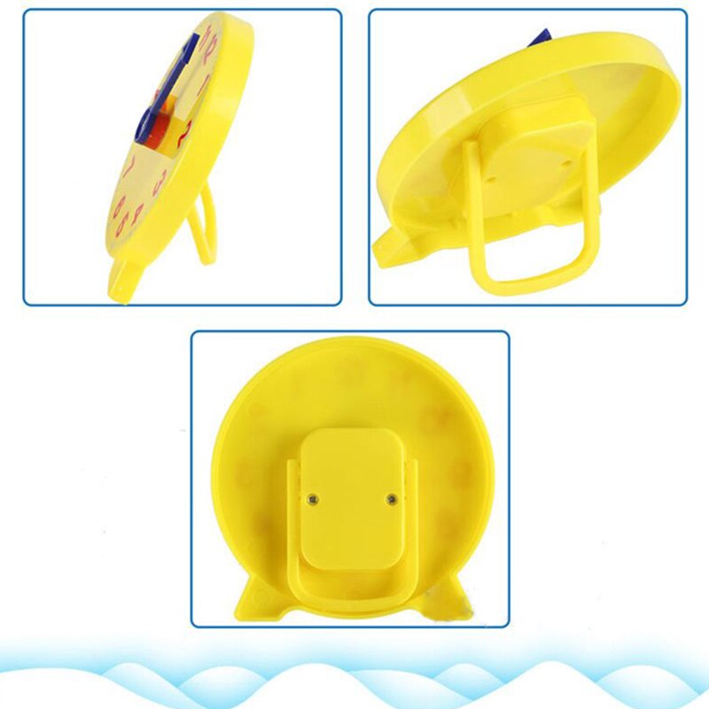 4 Inch Student Learning Clock Time Model Teacher Gear Clock 12/24 Hour School Learning Tools