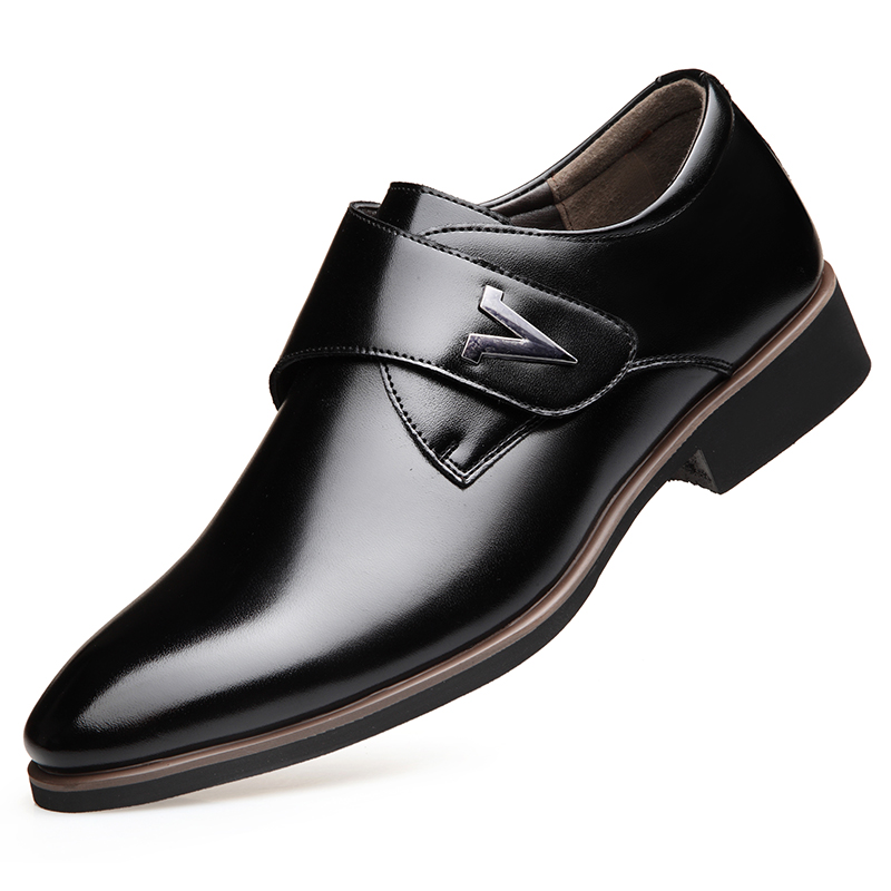 Modern slip-on herr kostym klänning skor kontor bekväma man läder skor zapatos hombre dfv 67