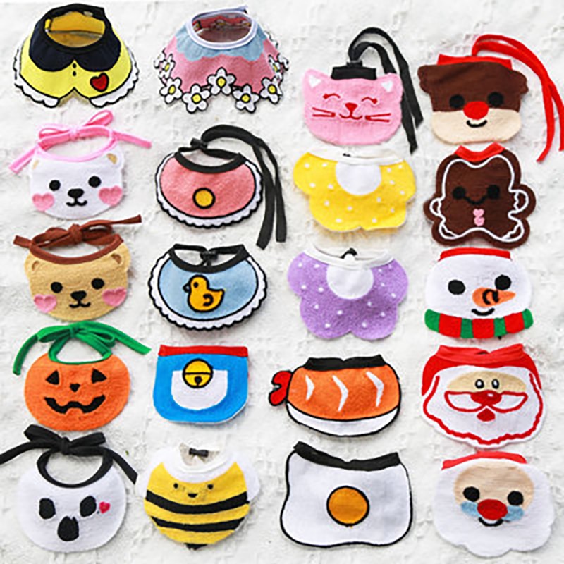 Bandanas ajustables para mascotas, bufanda para gatos y perros, lazo ajustable para Navidad y Halloween, Collar lavable, suministros y accesorios para mascotas para cachorros pequeños