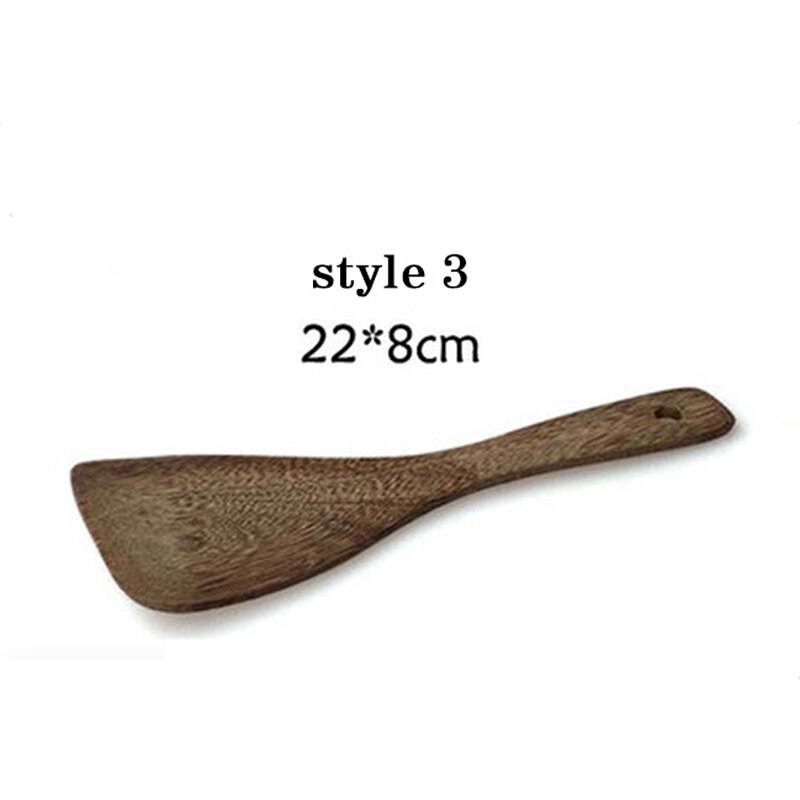 1pc Non-stick Wood Spatula Shovel Spoon Kitchen Accessories Non-Stick Cookware Cooking Utensils Tools Household Kitchen Cookware: style 3