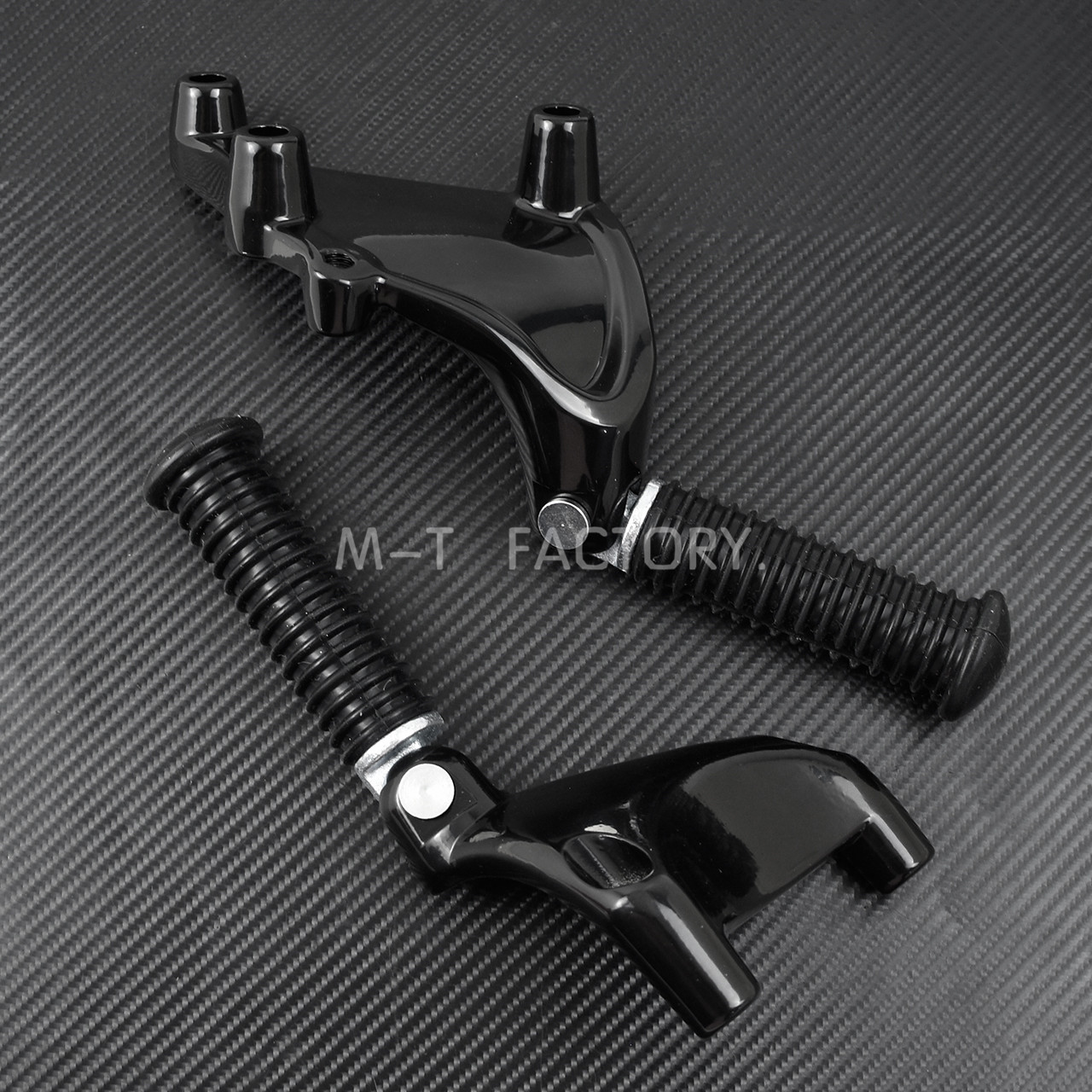 Rear Foot Rests Pegs Pedal Back Passenger Footpeg Assembly w/ Mounting Kit For Harley Sportster XL 883 1200 883C 883L