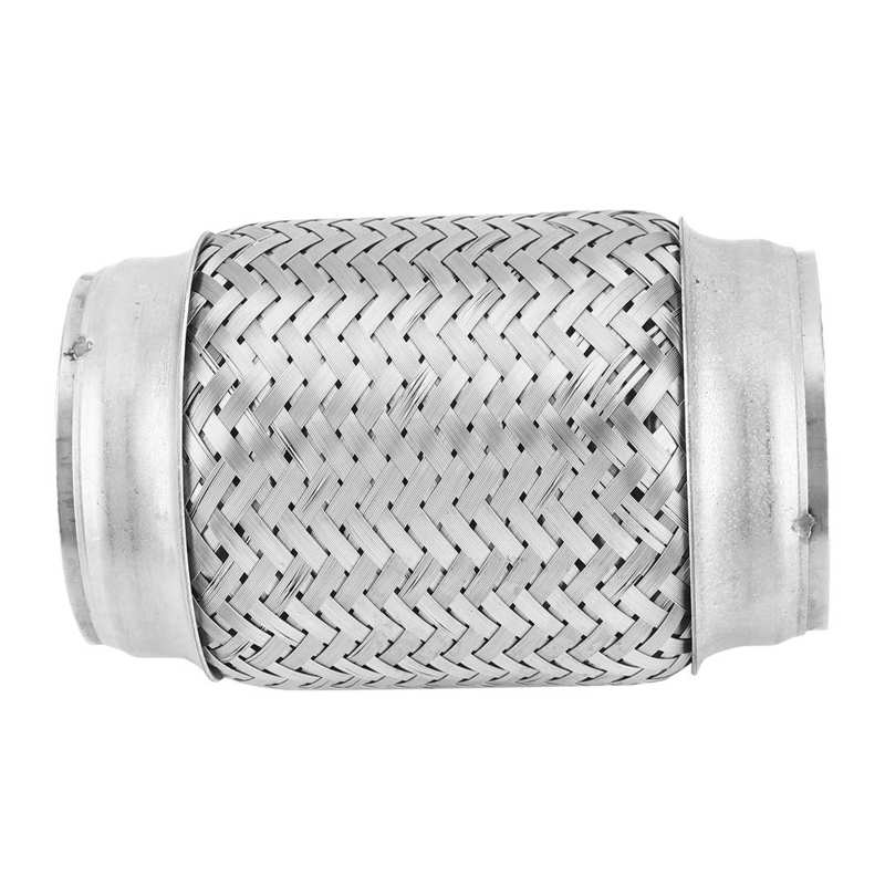 exhaust manifold stainless pipe Exhaust Tube Bellows Joint Flexible Pipe Stainless Steel Hose 76mm x 150mm