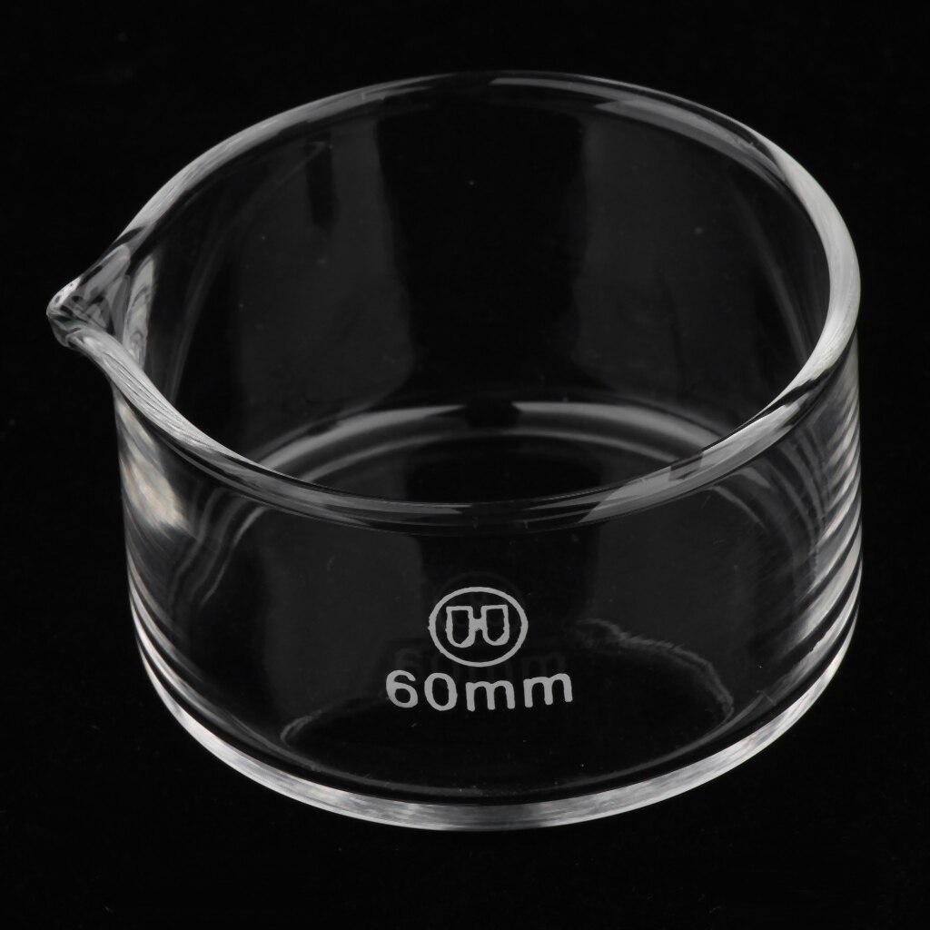60mm Reusable Glass Crystallizing Dishes, Borosilicate, Reusable and perfect for storage and crystallization