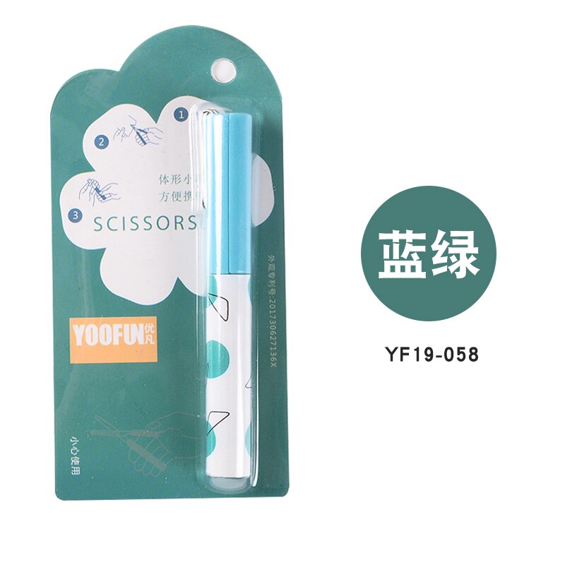 Forbici studente protalbe penna-venire la moda stile di piccola dimensione: g