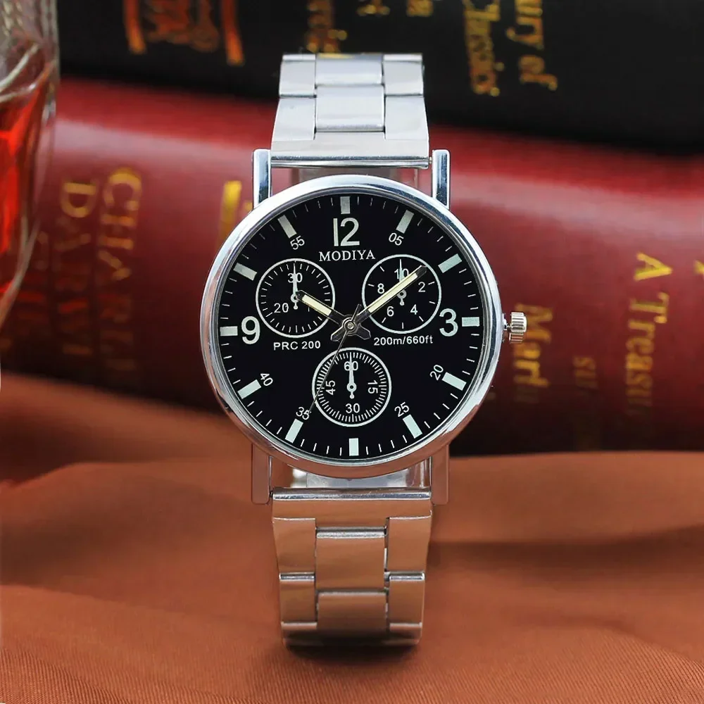 Herrenuhren für Herren, Armbanduhren, Uhren für Herren, Edelstahl, Quarzuhr, 2024, modische Herrenuhren, Luxusuhr