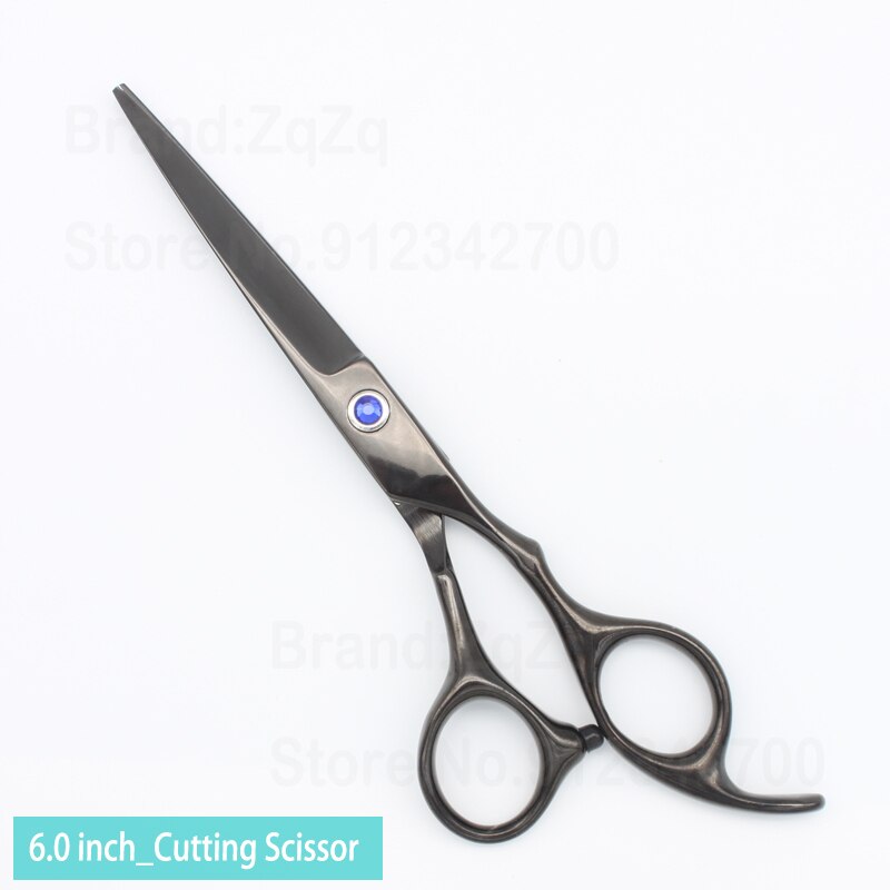 Zqzq Kappersscharen 6 Inch Haar Schaar Professionele Kapper Schaar Snijden Dunner Styling Tool Kappers Shear: Black Cutting