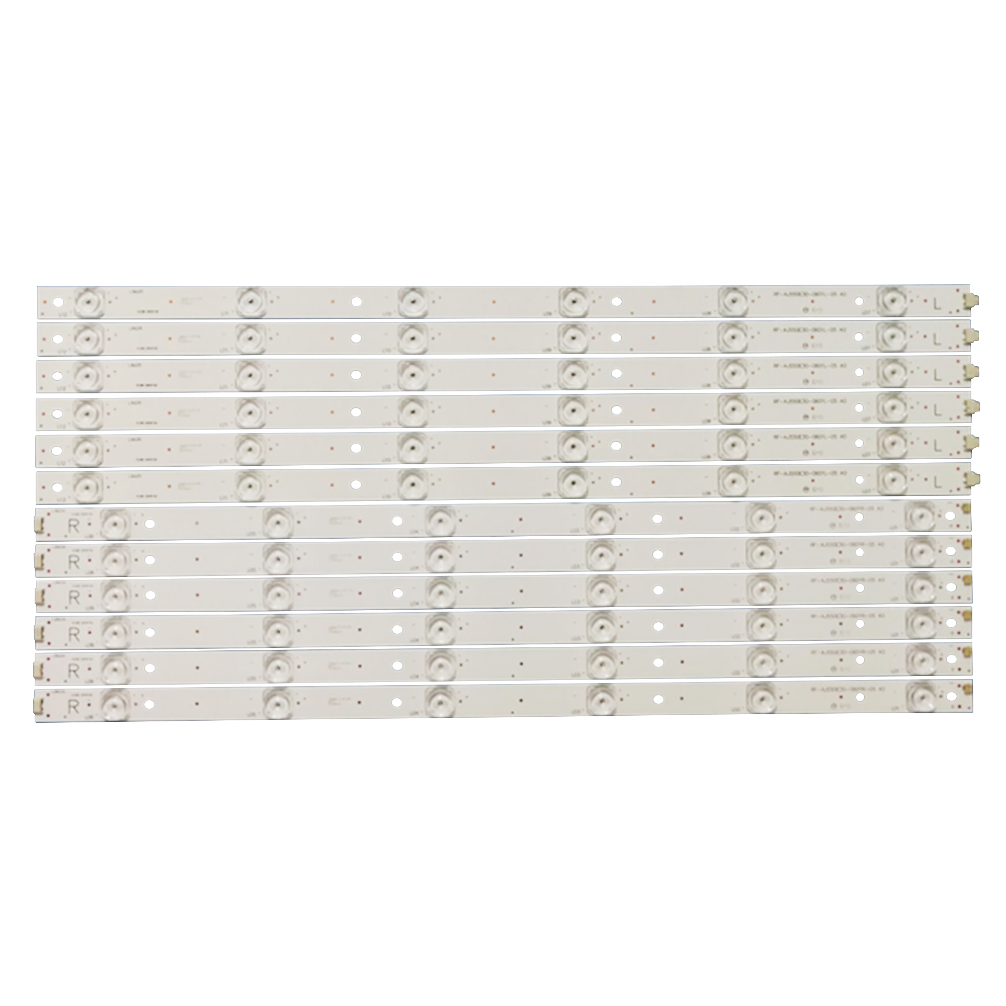 Kit de tiras LED para TV, accesorio para SHA RP 55 LC 55CUF8472 LC 55CUF8472ES HWV55162Y RF AJ550E30 0601L 05 RF AJ550E30 0601R 05, novedad, 12 piezas