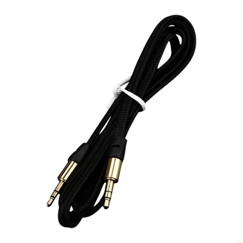 G88D 100cm 3.5mm Male to Male Extension Wire Adapter Cord for Car Speaker