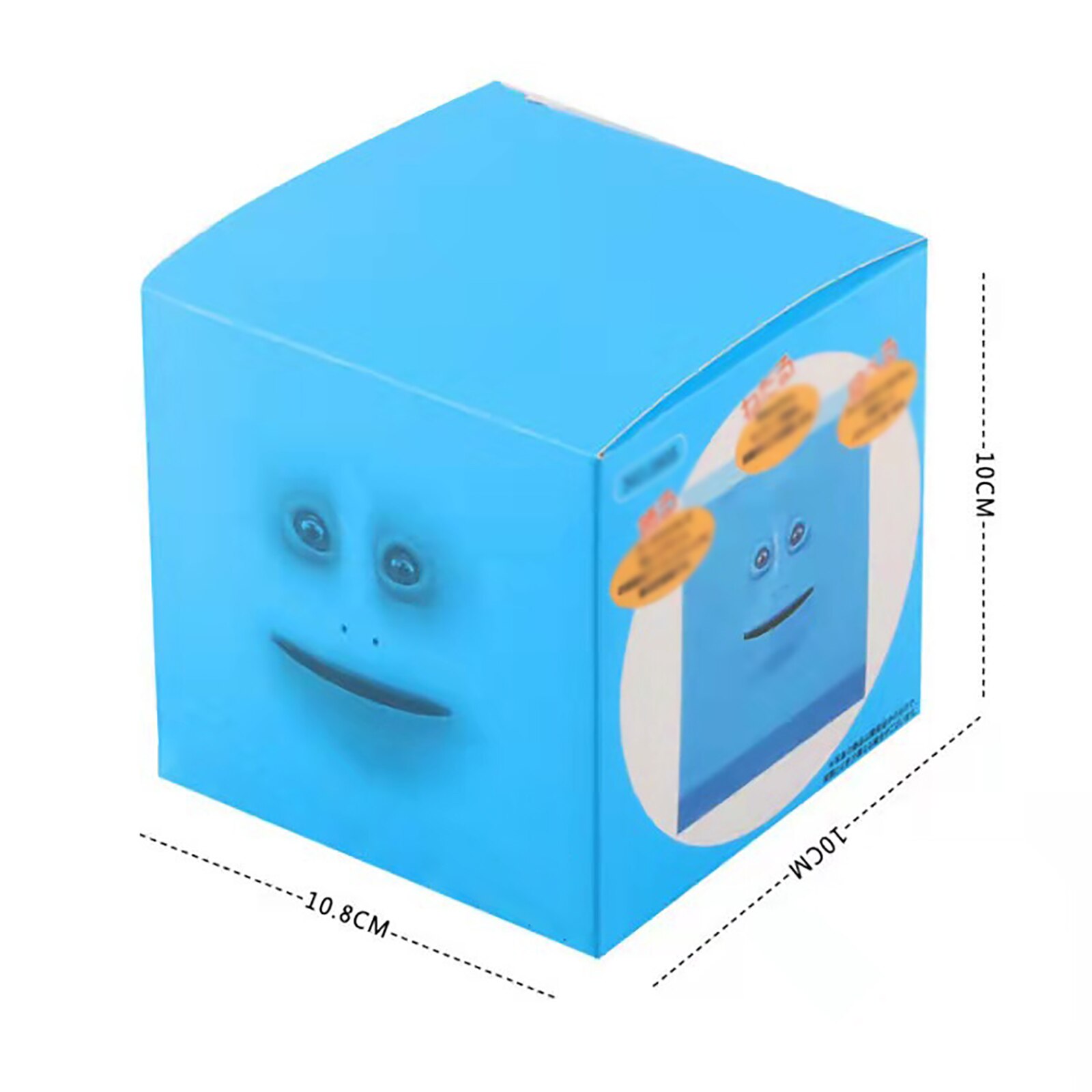 Kunststoff Gesicht Bank Menschliches Gesicht Clever Sensor Sparschwein Elektrische Münze Kann essen Geld Gesicht Sparschwein Speicher Münzen