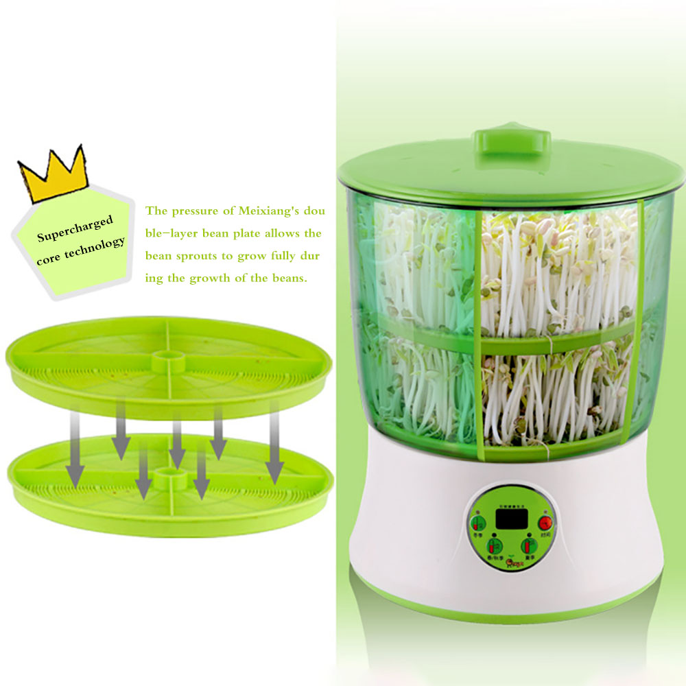 Planting Bean Sprouts Machine Home Intelligent Large Capacity Germination Automatic Planter Nursery pot Planting Tool