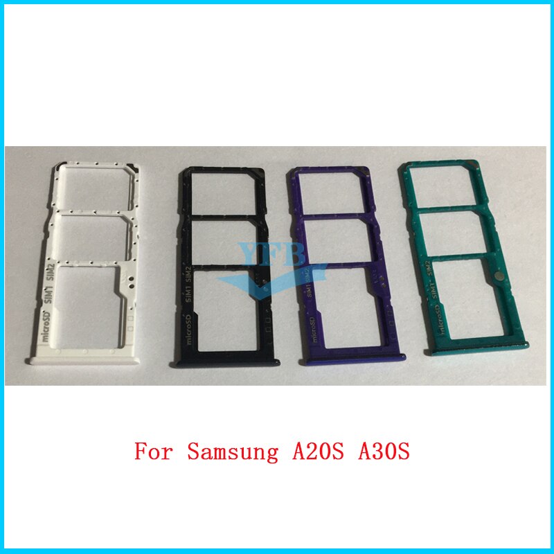 10 pièces pour Samsung Galaxy A10s a107 A20s A207 A30s A307 fente pour carte SIM SD carte plateau support adaptateur pièces de rechange