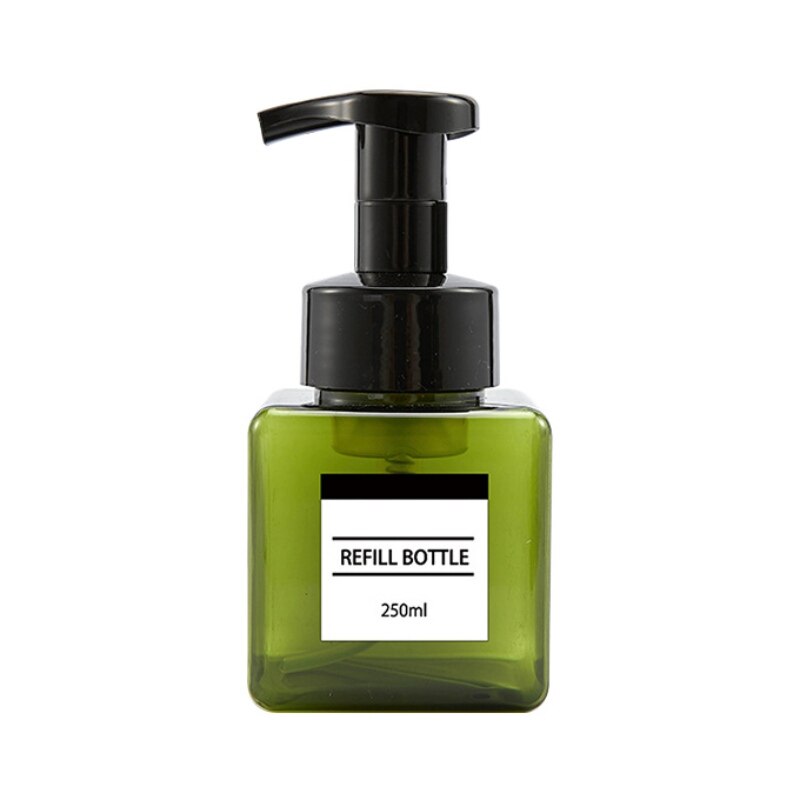 1Pcs Draagbare Schuim Fles Lege Clear Pomp Fles Lotion Shampoo Zeepdispenser Douchegel Hervulbare Flessen 250Ml 450ml: AG