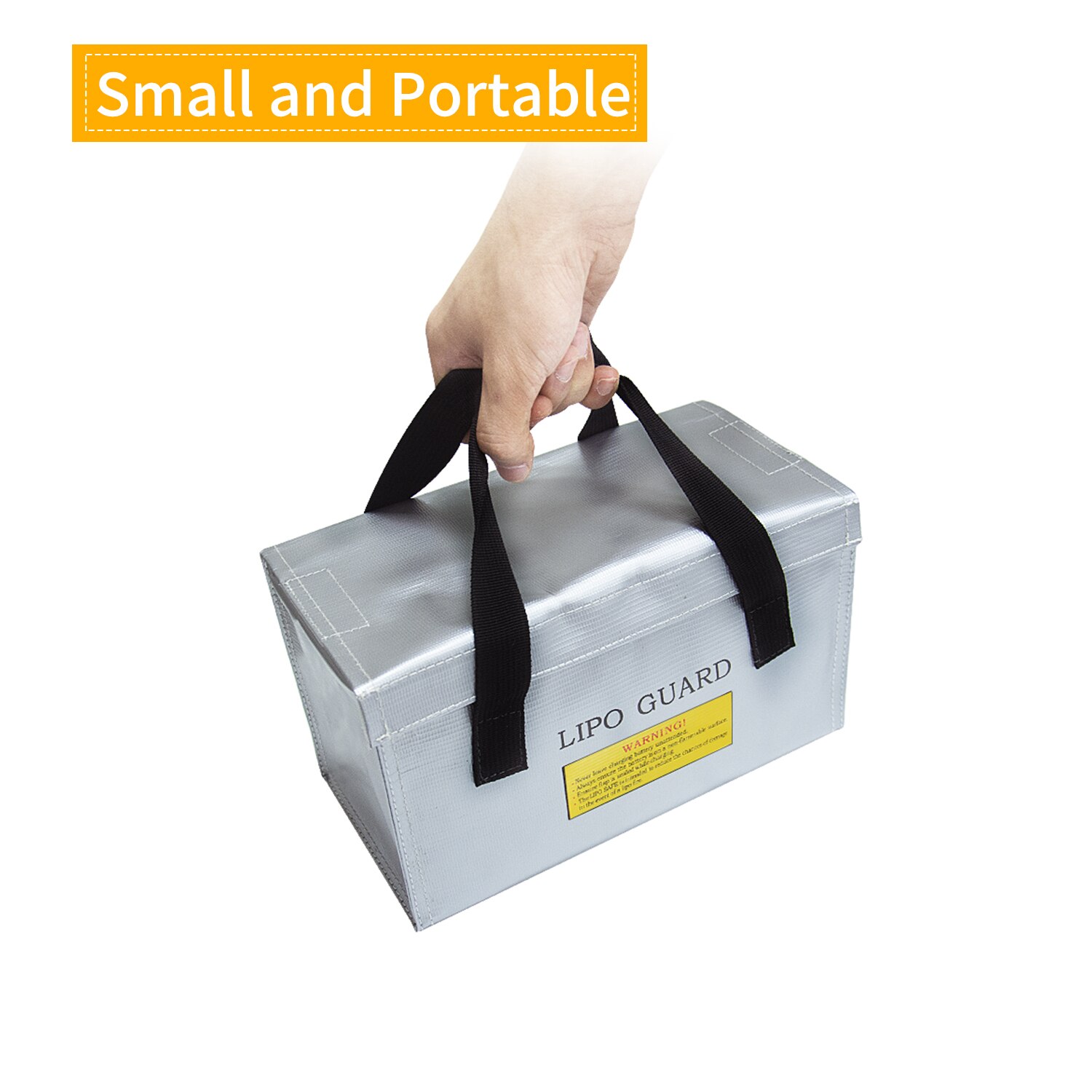 Handheld Portable Explosionproof Lipo Battery Safe Bag Guard Fireproof Fiberglass Inside Large Capacity Storage Case Pouch