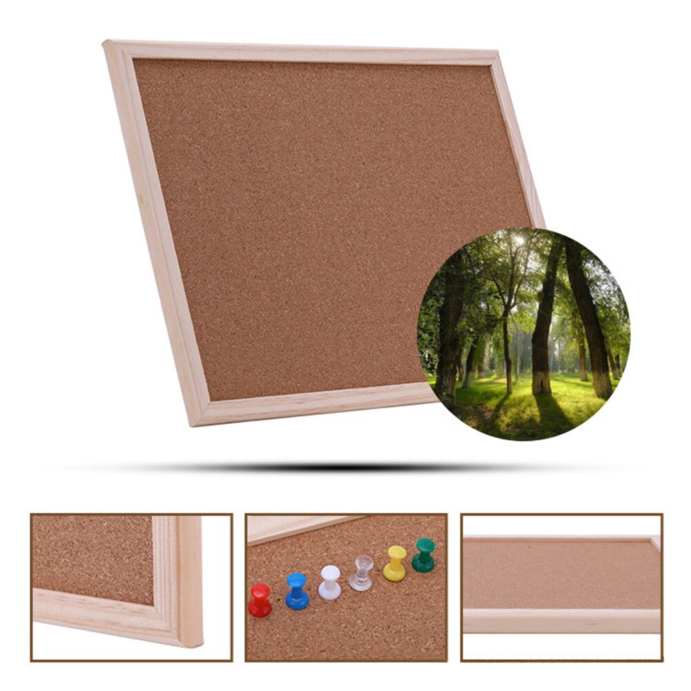 Message Wall Cork Board Hanging Home Decor Living Room With Frame DIY Office Classroom Background Kindergarten Photo Display