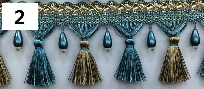 Adornos para cortinas, accesorios de decoración, accesorios para cortinas, cuentas de joyería L2151: 2