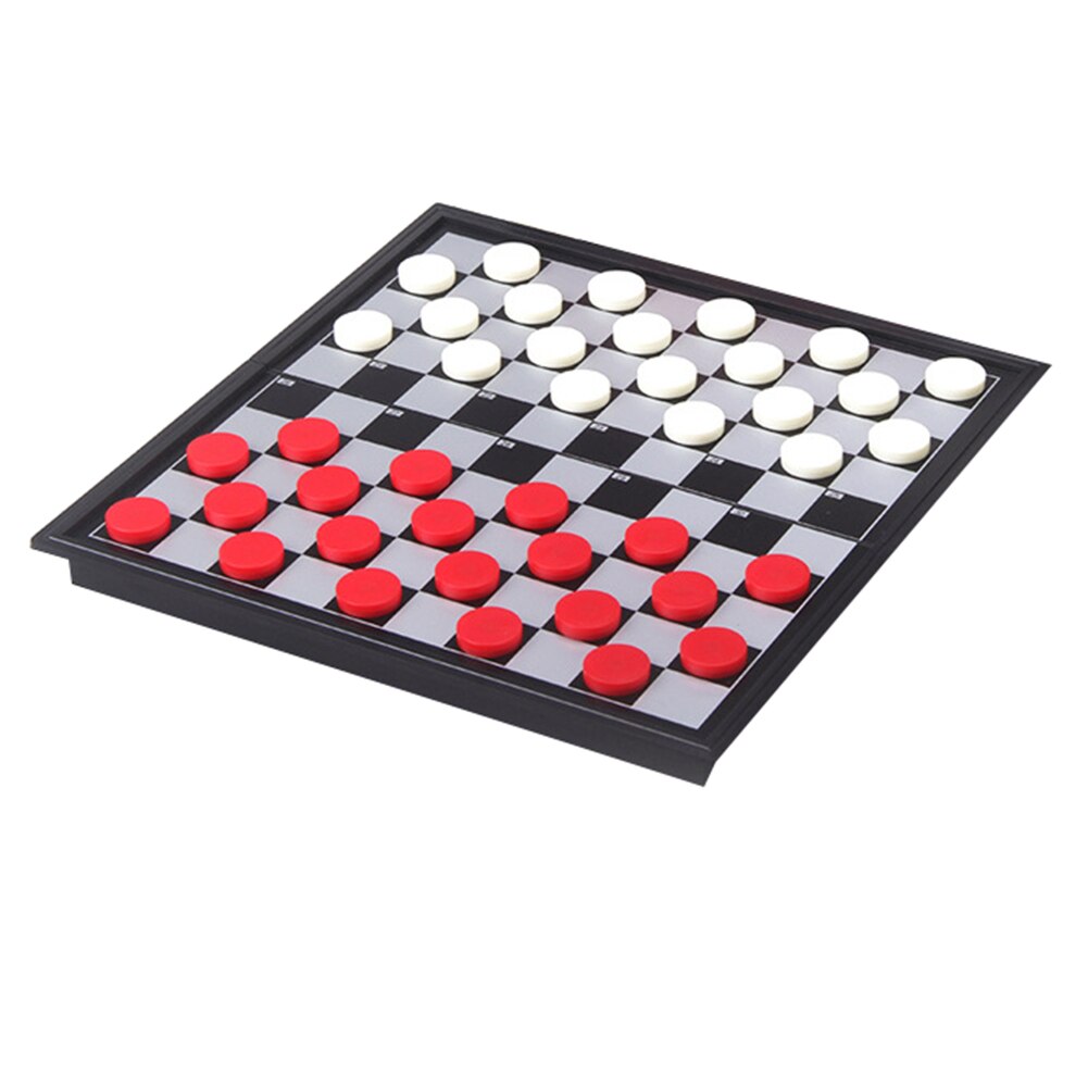 Opvouwbare Magnetische Checkers Game Board Kids Volwassenen Amusement Intelligentie Speelgoed