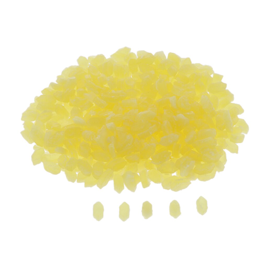 Bougies en cire à granulés 100g | Bougies à la cire pour la fabrication soi-même de bougies à plante naturelle: Yellow