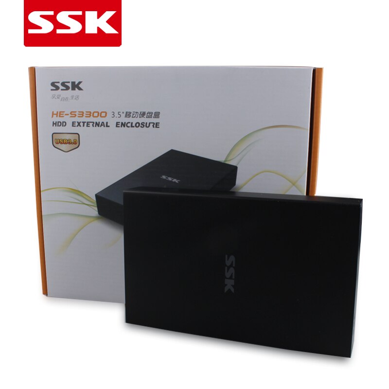 Ssk 3.5 Inch Externe Hdd Case Usb 3.0 Harde Schijf Behuizing Sata Naar Usb Hard Disk Box Externe Harde Schijf case