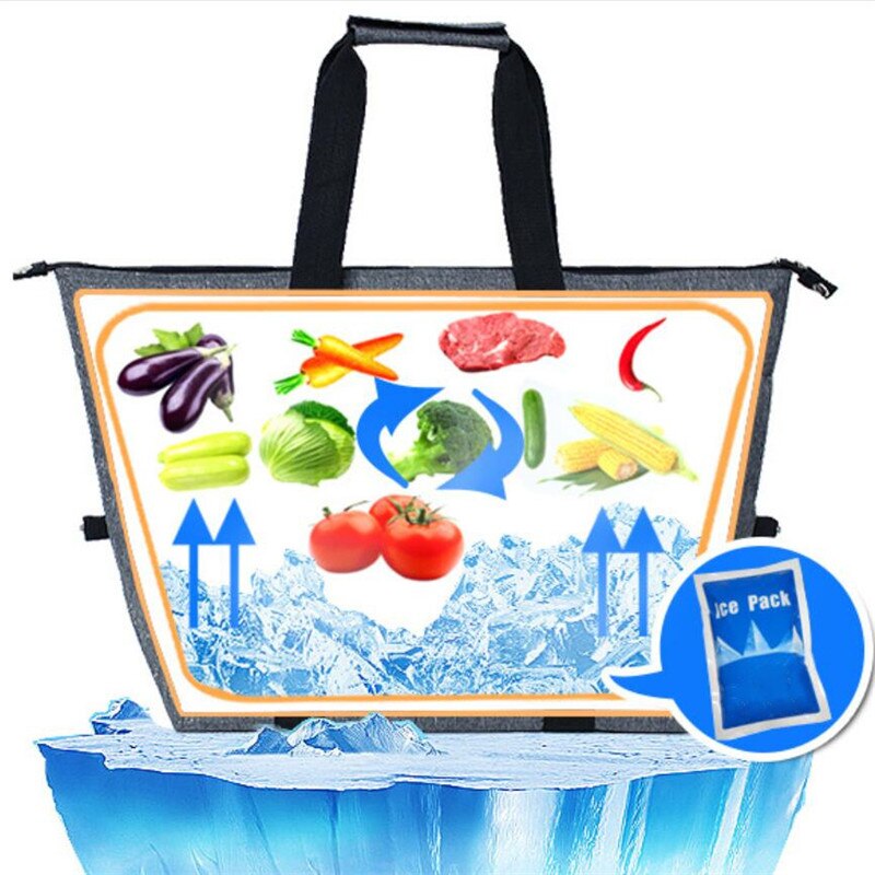 Draagbare Lunch Tas Thermische Geïsoleerde Lunch Tas Voor Vrouwen Meisjes Draagbare Carry Tote Koeler Lunchbox Geïsoleerde Tas 2022
