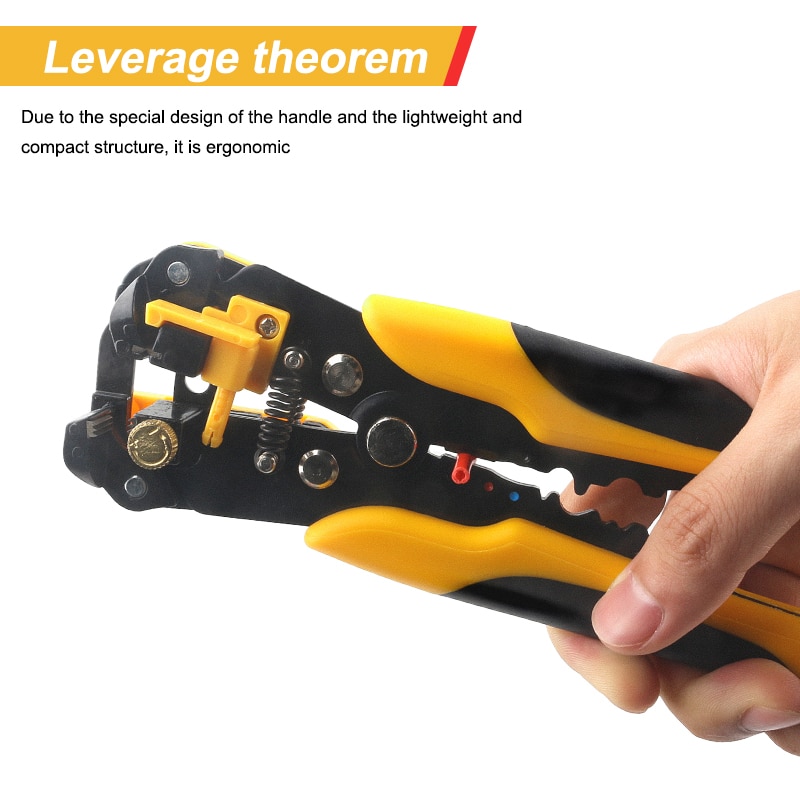 Wire Stripper adjustable stripping Automatic cable cutting Pressing Plier Terminal Cable Cutter decrustation pliers Hand Tool