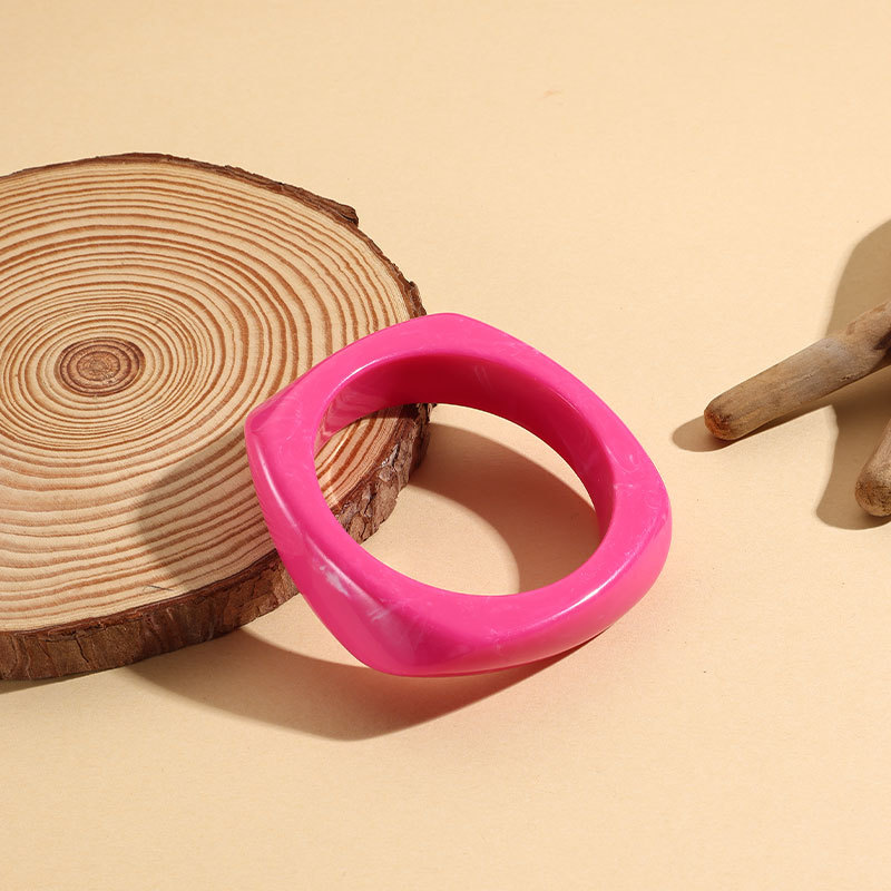 Geometrische acryl manchetarmbanden, armbanden voor dames, brede eenvoudige harsarmbanden, sieraden: Groene drakenachtige