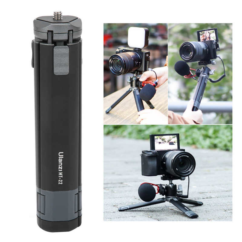 ULANZI MT-22 Erweiterbar Tabletop Kamera Stativ Fotografie Tragbare Vlog Griff Stativ 1/4 Schraube für Nikon Canon DSLR SLR Kamera