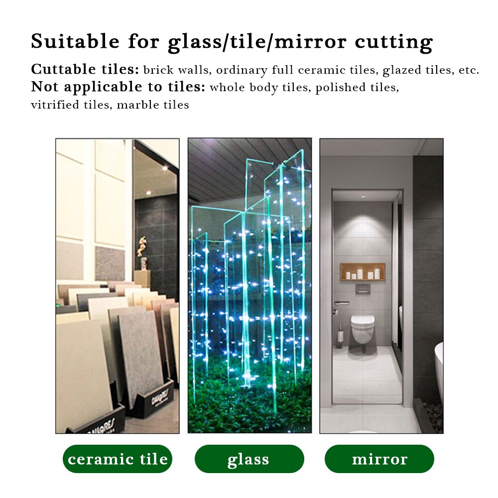 High-Strength Glass Cutter Multifunction Handheld Ceramic Tile Cutter Portable Opener Glass Cutter Diamond Cutting Hand Tools