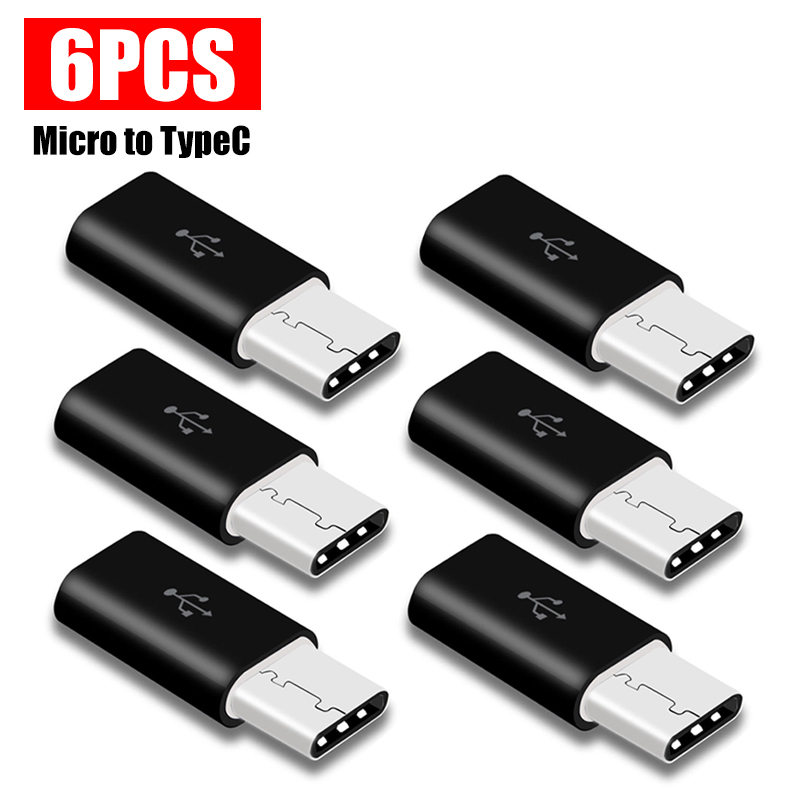 USB Typ C auf Mikro-USB-Adapter für Telefon, Tablette, Android, Ladegerät, Datenkabel-Adapter, Mikro-USB-Buchse auf Typ C-Stecker, OTG-Konverter: Braun