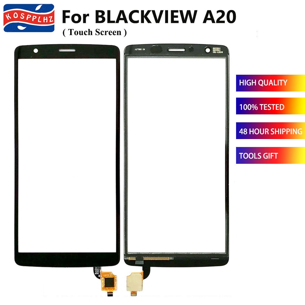 Panneau d&#39;écran tactile en verre pour Blackview A20 A30, capteur d&#39;écran tactile avant, panneau d&#39;objectif en verre d&#39;origine, 100%