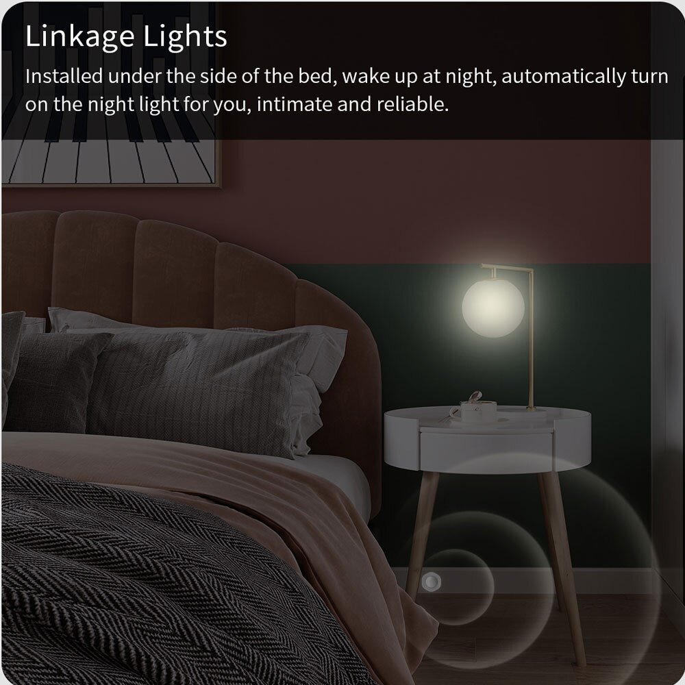 tebe WiFi Human Body Sensor Intelligent Infrared Human Motion Sensor Zigbee Use With Gateway Tuya Smart Life App