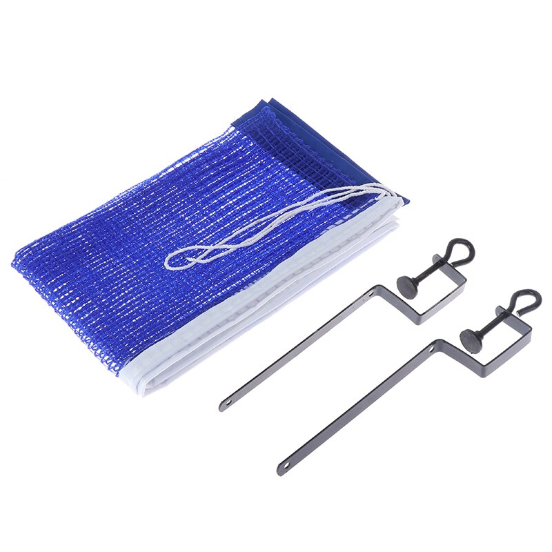 Portable Table Tennis Net Post Clamp Stand Holder Set Pong Replacement Mesh Set 2pcs Table Tennis Brackets