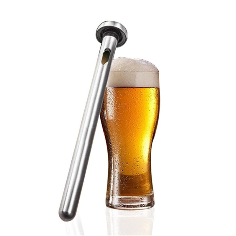 Enkelt øl 304 rustfrit stål ispind køling øl køle bar øl hurtig køling bar rustfrit stål øl chiller stick