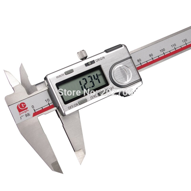 Guanglu 0-150Mm 6Inch Abs Oorsprong Digitale Schuifmaat Elektronische Schuifmaat Micrometer