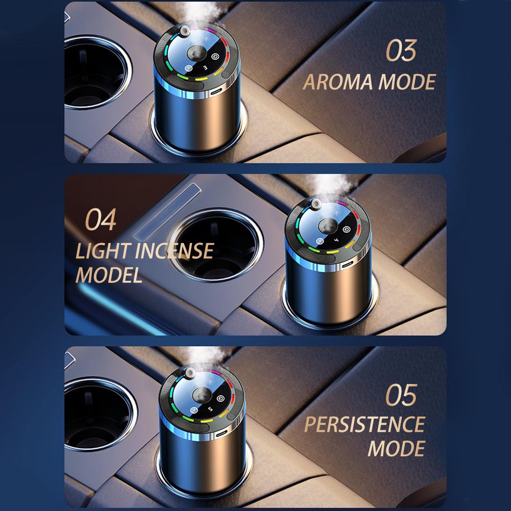 Car Electric Air Diffuser Aroma Car Air Vent Humidifier Mist Aromatherapy Car Air Freshener Removing Odor Eliminator Auto Tools