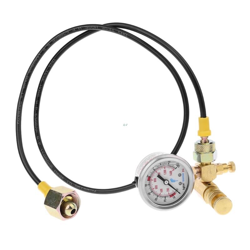 Kit de carga de Gas nitrógeno, dispositivo para Soosan furukawa, martillo hidráulico, medidor de presión