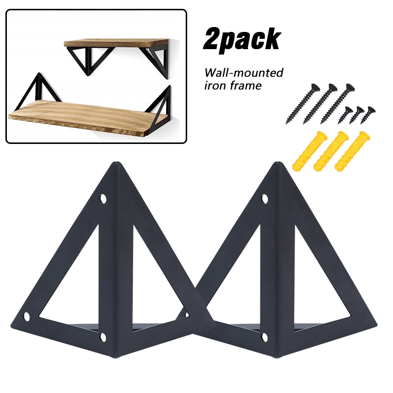 2 Stks/set Muur Gemonteerde Duurzaam Lager Houten Plank Driehoek Beugel Thuis Slaapkamer Diy Meubels Tafel Hardware