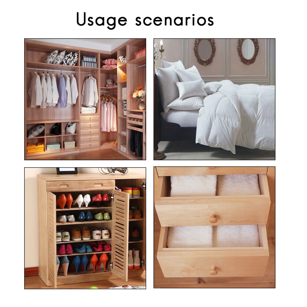 6Pcs Natural Cedar Hooks Moth Protection Cedar Hangers for Clothes Wardrobes Closets Cloakrooms Wardrobe Clothes Drawer