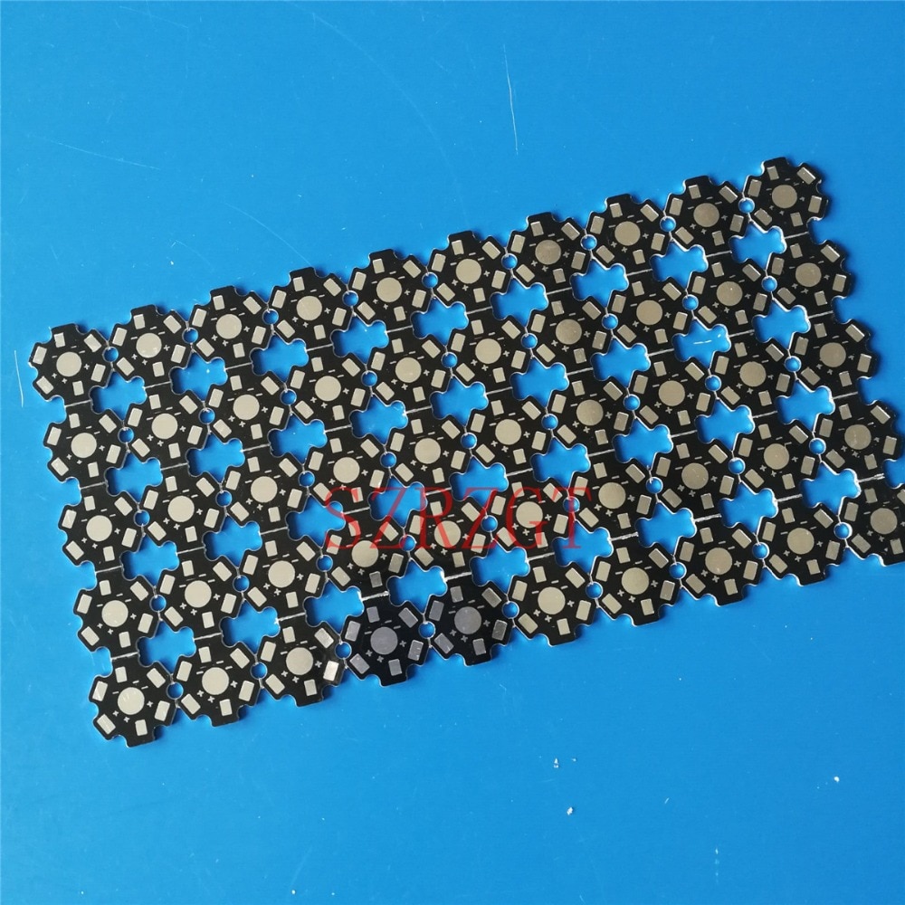 50 pcs 1000 stks/partij LED PCB koellichaam 20mm LED aluminium bodemplaat high power LED kralen radiator Gebruik voor 1/3/5 W lamp LED chip