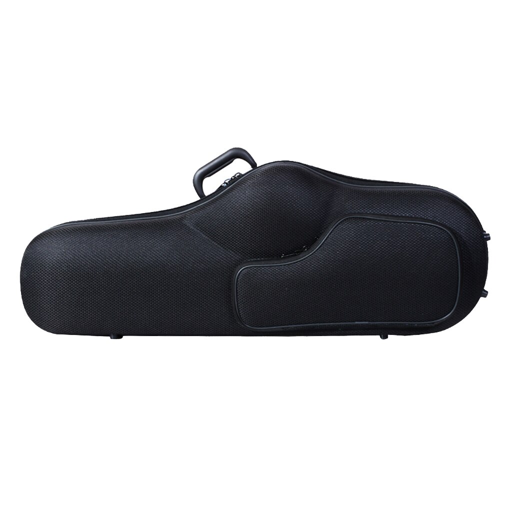 Étui Saxophone Alto haut de gamme Hardshell Bb Alto étui de transport Sax avec poignée: Black Oxford Fabric
